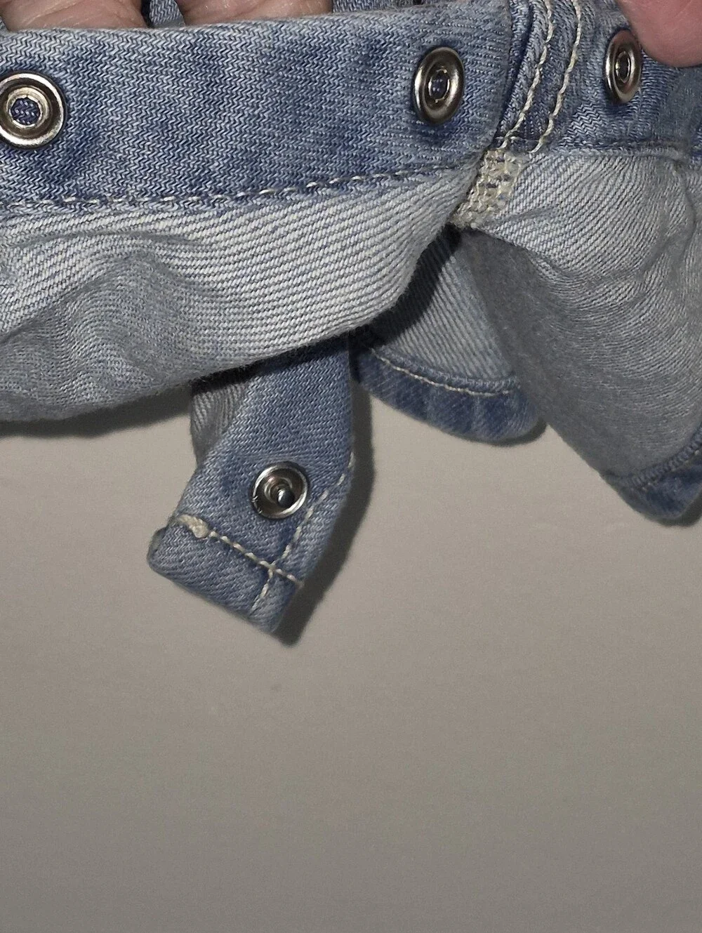 OshKosh B'gosh Light Blue Denim Shortalls